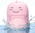 Cute Dinosaur-Shaped Toilet Bowl Cleaner Bottle, Bathroom Toilet Tank Cleaner with Peach Scent,One bottle lasts for 90 days (1, red)