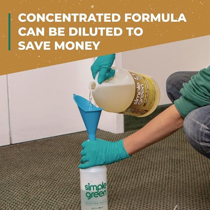 Clean Bldg Carpet Cleaner Concentrate, 1gal Bottle (Carton of 2)