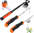 Weed Puller Tool, Manual Portable Stainless Steel Weeder Puller Tool, Crack Weed Remover Gardening Tools for Garden Farm Backyard