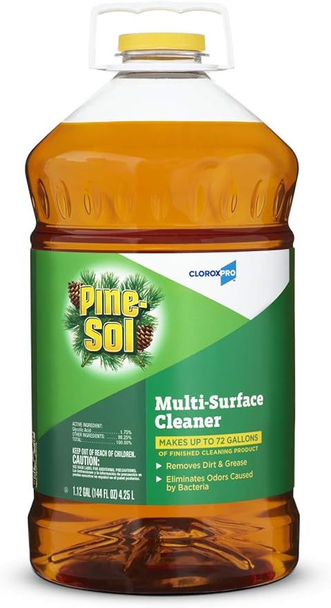 CloroxPro Pine-Sol Multi-Surface Cleaner, Original Pine, 144 Fluid Ounces (Package May Vary)