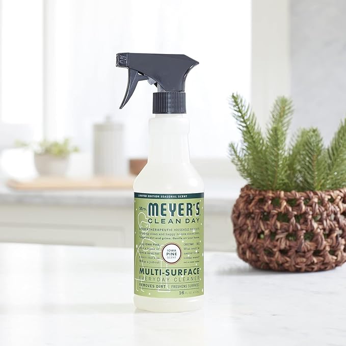 Mrs. MEYER'S CLEAN DAY Variety, 1 Multi-Surface Cleaner, 16 OZ, 1 Multi-Surface Cleaner, 16 OZ, 1 CT (Iowa Pine + Peppermint)