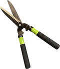 GARDEN GURU Hedge Shears Clippers for Trimming & Shaping Borders, Boxwood, Decorative Shrubs, Bushes, Grass – 15 inch High Carbon Steel Gardening Hedge Clippers & Shears with Comfort Grip Handles (2)