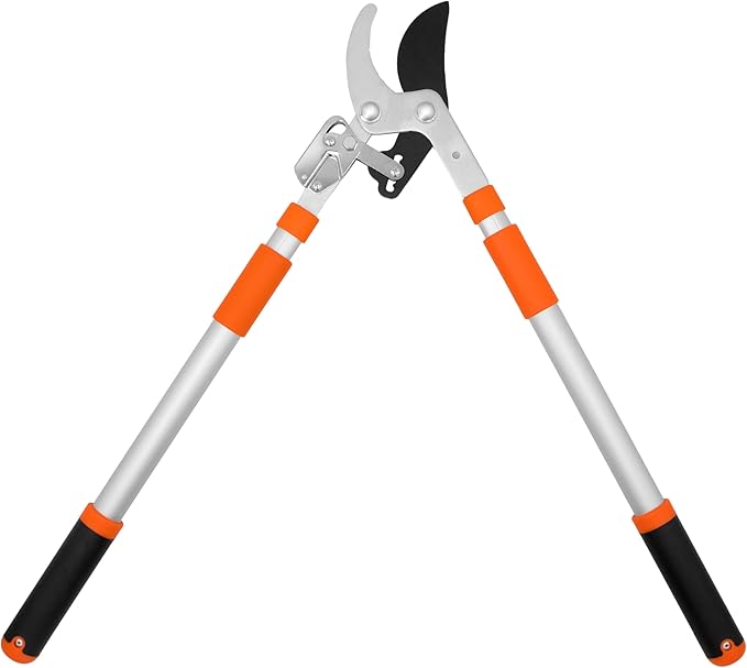 Zenport LRT10 Telescopic Ratchet Bypass Lopper, 23.5-Inch to 35.8-Inch