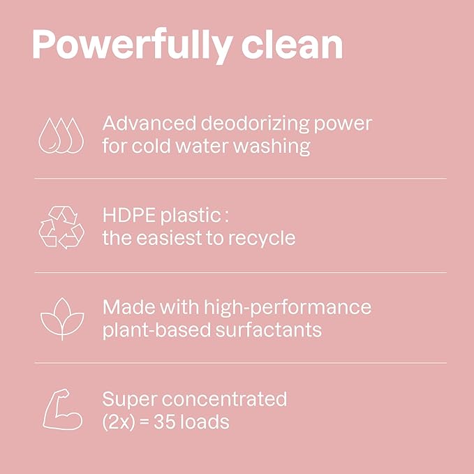 Bundle of ATTITUDE Baby Laundry Detergent and Fabric Softener, Plant and Mineral-Based Ingredients, HE Compatible, Vegan and Cruelty-free Laundry and Household Products, Pear Nectar, 33.8 Fl Oz