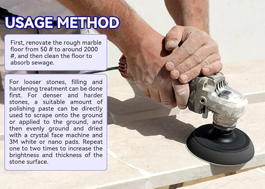 Marble Polishing Paste, Nature Stone Polishing Kit, Granite Sealer & Protectant | Polish Paste for Granite, Quartz, Marble, Travertine, Kitchen Countertop（1kg）