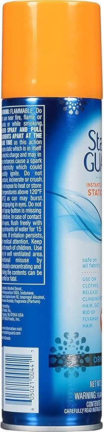 Static Guard Spray 5.5 oz - Pack of 4