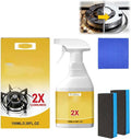 Drkicsy Kitchen Heavy Oil Cleaner Spray, Oven Cleaner Heavy Oil Stain Cleaner Kitchen Degreaser, All Purpose Heavy Duty Oil Cleaning Agent Foam Cleaner for Countertops and Appliances (1 Pack)