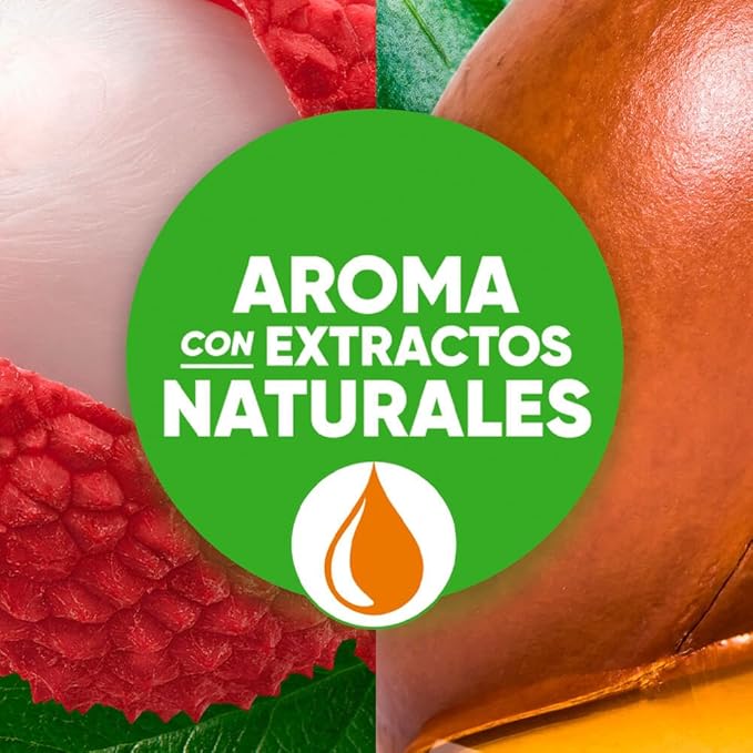 ENSUEÑO Natureza Fabric Softener with Lichi and Argan, Natural Extract Aroma, 850ml, 3 Pack