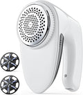 Bymore Fabric Shaver, Sweater Shaver Pill Remove Fuzz, Upgraded Efficient Lint Shaver Remover for Furniture Clothes Couch Cashmere(65mm Mesh, White)