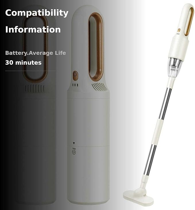 Handheld Vacuum Cleaner, 2-in-1 Mini Cordless Vacuum Cleaner, USB Rechargeable Car Vacuum Portable, Quickly Dust Removal, for Hardwood Floor, Carpets, Pet Hair, Car, Office & Home Cleaning