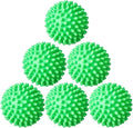 Reusable Dryer Balls Laundry Wash Dryer Balls Anti-static Fabric Softener Laundry Washing Ball, 6pcs (Dark green)