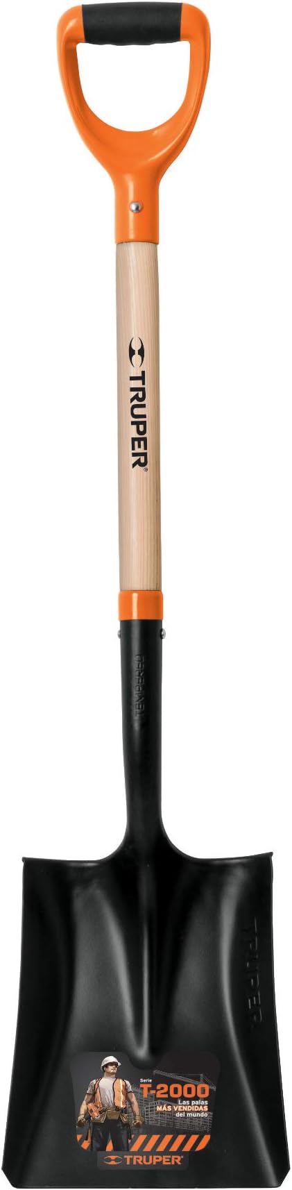 TRUPER PCY-P D-Handle Square Point Shovels T-2000 40 3/4" (104Cm)