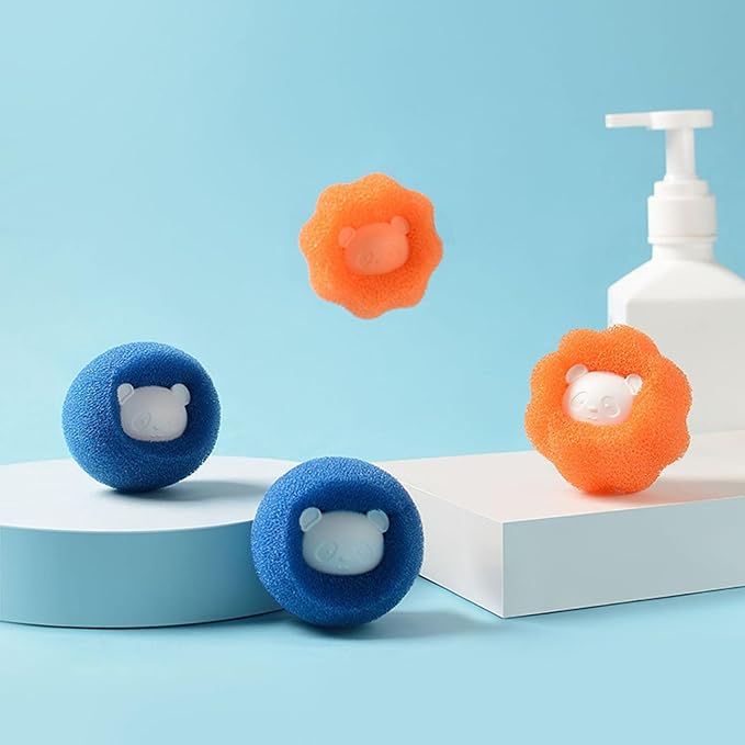 Dryer Balls Laundry Reusable, Softens Laundry Naturally Reduces Drying Time & Static Non-Toxic Washing Balls Reusable Dryer Balls for Laundry Bedding Clothes 6/9/12PCS