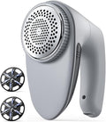 Bymore Fabric Shaver & Lint Shaver for Clothes and Furniture, Heavy Duty Sweater Shaver Lint Remover with Large 65mm Shaving Head, 6-Leaf Blades, Extra Replacement Blades for Couch, Sofa & Upholstery