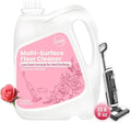 Snowlily 33.8 FL OZ Floor Cleaning Solution Compatible with Robot Vacuum, Residue & Streak Free, Low Foam Floor Cleaner for Mopping, for All Robot Vacuum Mops & Wet Dry Vacuum Cleaners, Rose
