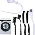 Washing Machine Cleaning Brush Kits, Front Load Washer Scrub Cleaner Brushes Accessories with 1Pc Drum Slot Brush & 5Pcs Crevice Cleaning Brushes for Tight Spaces and Washer Rubber Seal