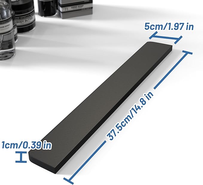 KOLLIEE Replacement Foam Squeegee Blade Black Squeegee Lip Sponge 2 Pack