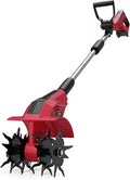 Brushless Cordless Tiller Cultivator Compatible with Milwaukee 18V Battery(Tool Only), 800W Electric Power Tiller for Gardening, Battery Powered Garden Cultivator Portable Rototiller for Lawn