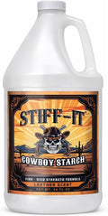 Stiff-it Western Cowboy Starch for Crisp and Clean Denim - Patent Formula with Leather Scent, Easy-Pour Design, and Winkle-Free Jeans (1)