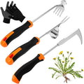 2025 Weed Puller Tool, 4 Pack New Garden Stainless Steel Weeder Tool Hand Weeder Tool,Multi-Purpose Weed Remover Tool Weeding Tools for Gardening