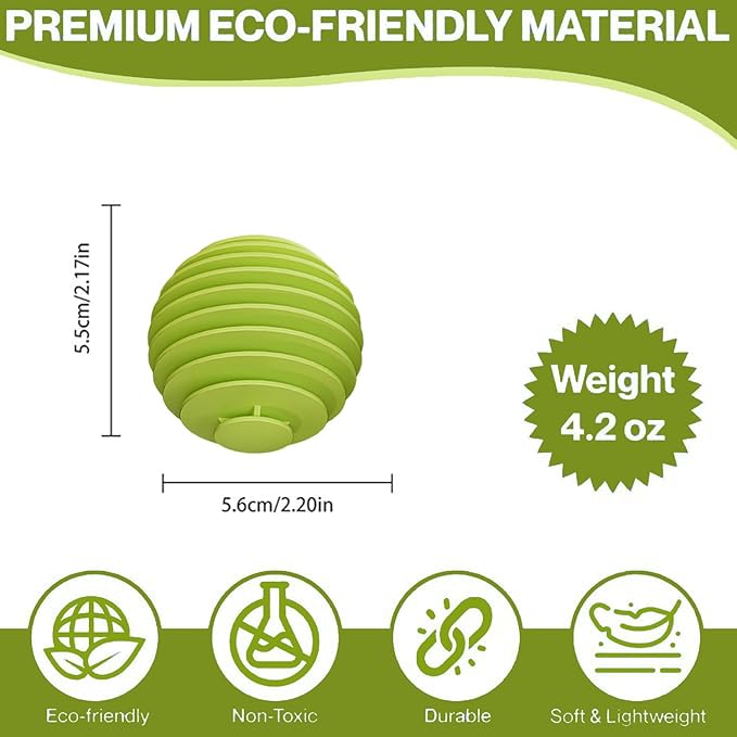 Pet Hair Remover for Laundry, Non-Toxic Lint Remover Washing Balls Reusable Dryer Balls Pet Hair Dryer Ball Lint Remover for Laundry Pet Fur Remover for Laundry Bedding Clothes