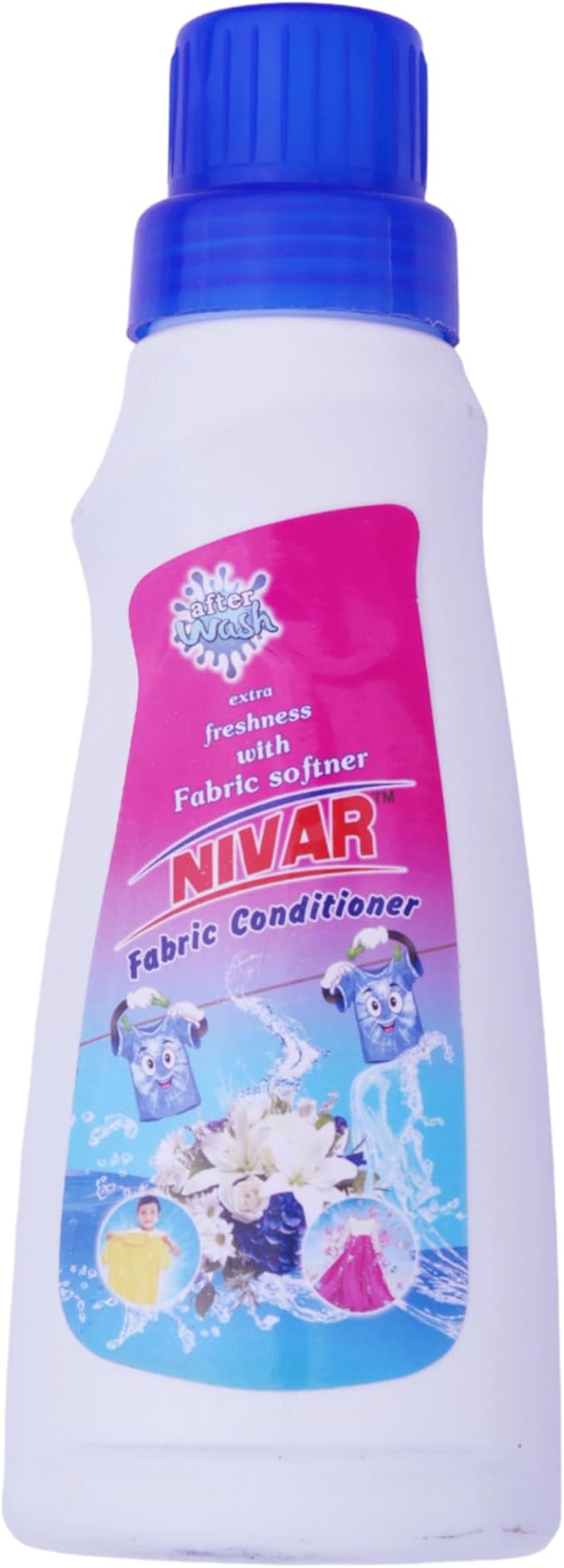 NIVAR After Wash Fabric Conditioner Liquid, Suitable for Hand & Machine Wash, Adds Softness, Reduces Wrinkles, Maintains Fabric Freshness & Leaves Mild Fragrance, Clothes Care - 250ml