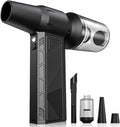 RapAir Compressed Air Duster -150000RPM Super Power 3-Gear Cordless Electric Air Duster with LED Light, Fast Charging Rechargeable Air Blower for Computer, Keyboard, Car, Outdoor and Home