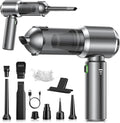 Handheld Vacuum Cleaner, 28000Pa Brushless Motor Cordless Car Vacuum Cleaner, 3-Speed Mini Hoovers with Multiple Brush Heads Hand Held Vacuum Cordless for Office, Home, Kitchen, Car, Pet Hair