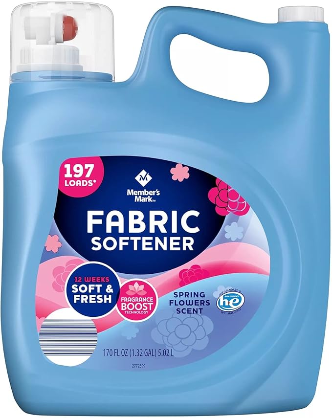 Member's Mark Liquid Fabric Softener, Spring Flowers (170 Ounce)