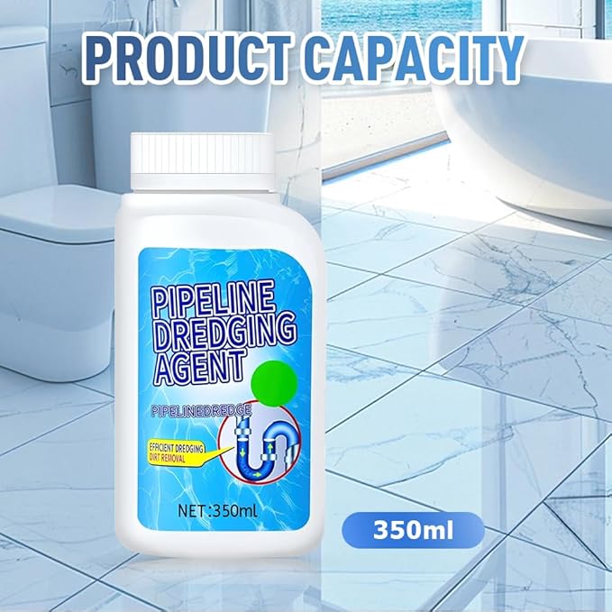 Pipeline Dredging Agent, 2025 New Powerful Powerful Pipe Dredging Agent for Bathroom Kitchen Sink And Drain Cleaner (3PCS)