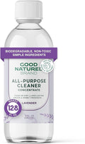 Good Natured Brand All-Purpose Cleaner Concentrate | 8oz makes 128oz | Lavender Essential Oil | 16X Concentrated Natural Multi-Surface Cleaner