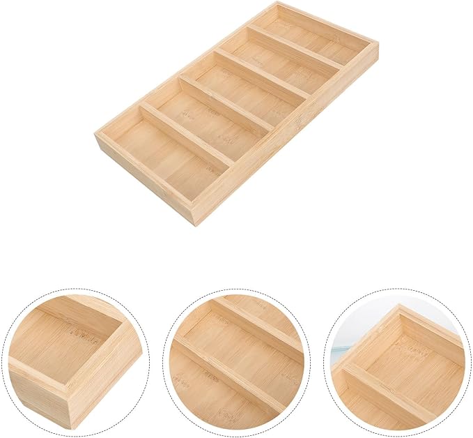 Luxshiny Wooden Glasses Display Tray and Sunglasses Organizer Rack Eyewear Storage Holder for Home and Store, Set of 5
