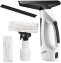 Window Vacuum Squeegee Cordless, Handheld Window Vac with Multi-Purpose Spray Bottle & Microfiber Cloth, Electric Cleaning Tool for Windows, Mirror, Countertop