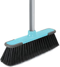 Indoor Broom,Soft Bristle Heavy-Duty Broom for Sweeping Concrete Courtyard Garage Patio Indoor Home Kitchen Office
