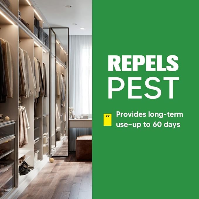 Pest Control, Rodent Repellent, Mouse Repellent Indoor/Outdoor, Peppermint Oil to Repel Rats, Roaches, Ants, Spiders & Moths, Mice Deterrent That Works for House, 3 Months Protection-12P