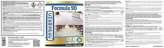Chemspec LF901G Formula 90 Professional Carpet Cleaning Detergent for Commercial and Heavily Soiled Carpets (1 Gallon)