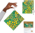 Papaya Reusable Paper Towels, Premium Swedish Dishcloths with Hook, Non-Scratch Reusable Paper Towel, 1 Sheet Replaces 17 Rolls - 2 Sheets, 1 Hook