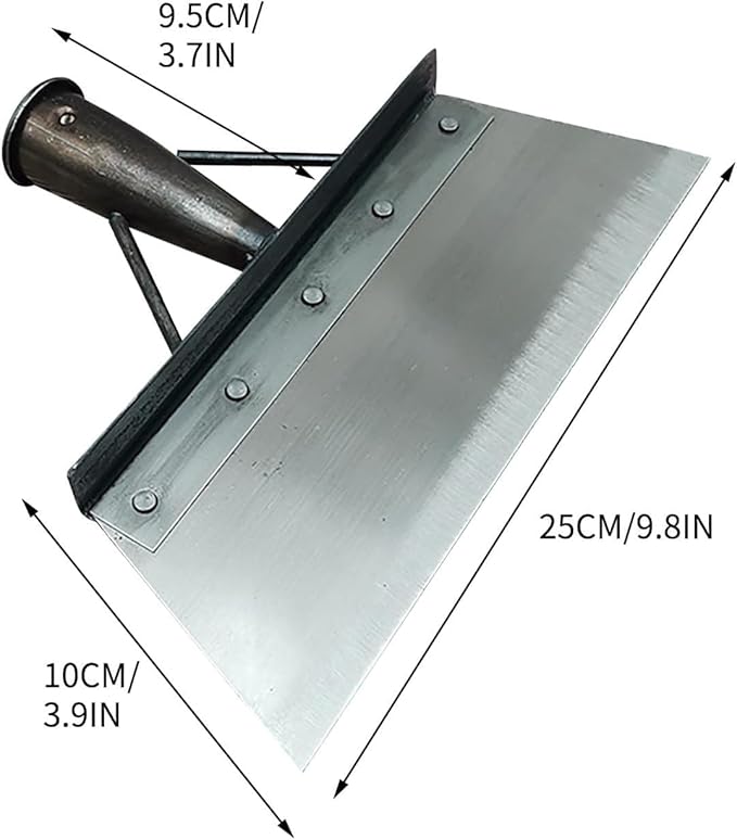 Multifunctional Heavy Duty Garden Tool - 10'' Flat Shovel for Digging, Lawn Edging, and Weed Removal (1pc)