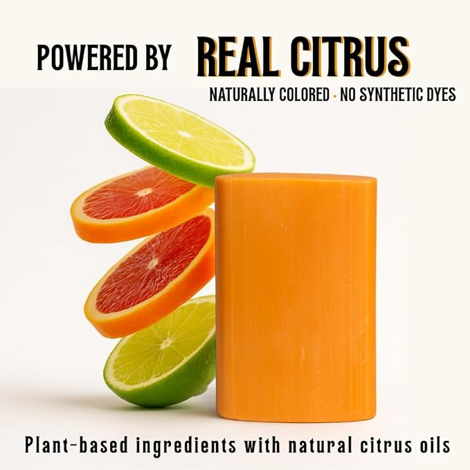 KELEBS 2 Dish Soap Bars | Citrus Essential Oil Formula | Natural & Organic Ingredients | Gentle on Hands | For Plant-Based Kitchens & Light Dishwashing | Biodegradable | No Overpour | Value Pack