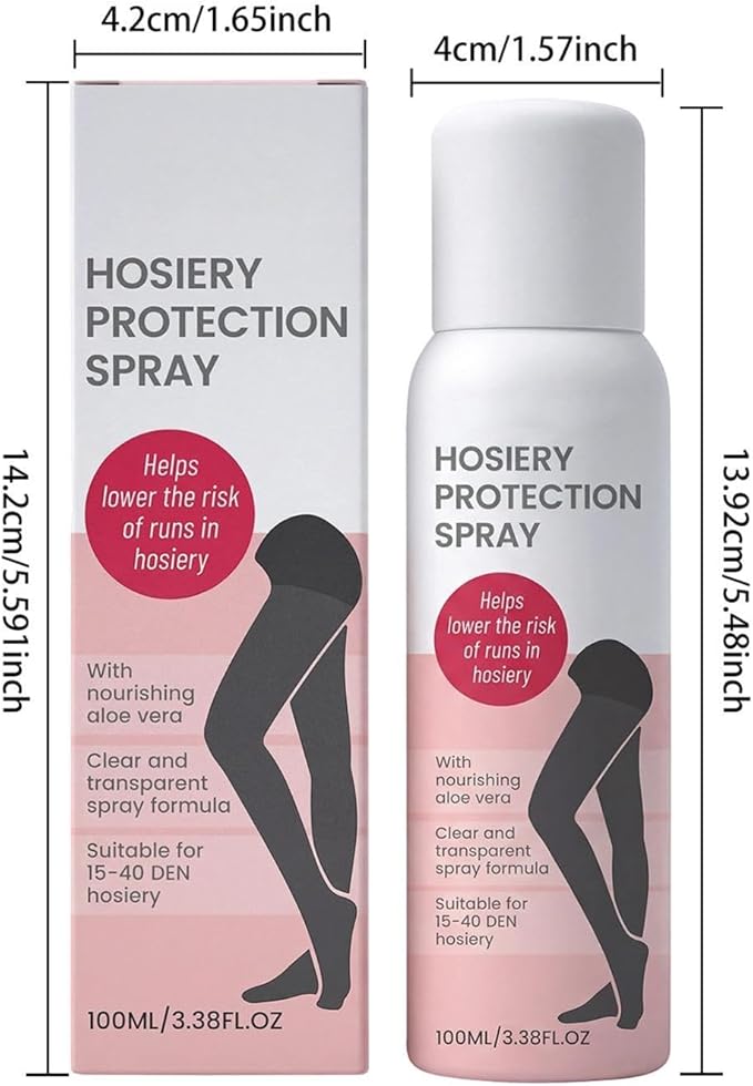 Tights Care Spray, Pantyhose Fabric Mist, 100ml Delicate Clothing Protector, Snag And Run Prevention For Business Casual, Professional Attire Wear Outfit Protection, Extends Life Of Hosiery
