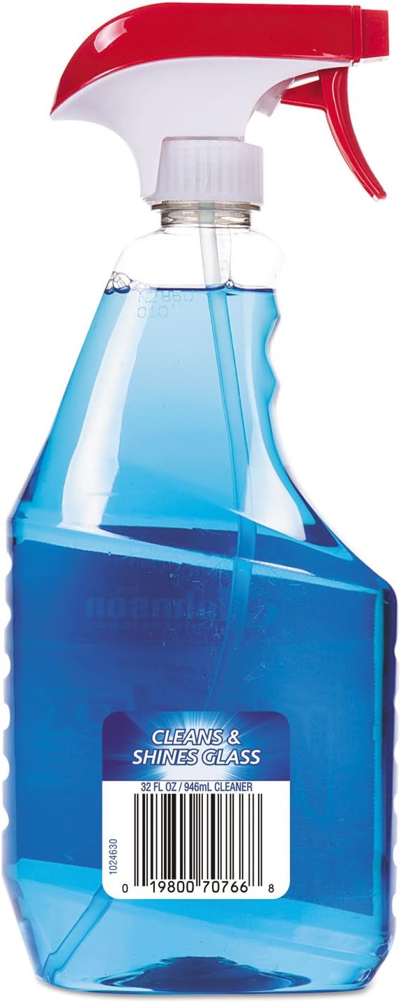 Windex Powerized Glass Cleaner with Ammonia-d, 32 Oz. Trigger Spray Bottle