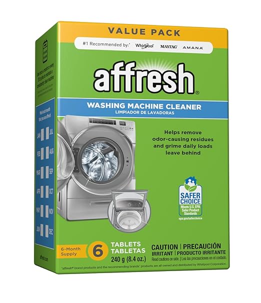 Zep All-Purpose Carpet Shampoo Concentrate Cleaner - 1 Gallon - ZUCEC128 & Affresh Washing Machine Cleaner, 6 Month Supply, Cleans Front Load and Top Load Washers