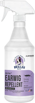 Petra Bella's Barrier Earwig Repellent - Kills and Repels Earwigs, Bugs, Ants, Fly Spray and More - Bug Spray for Home, Spray Indoor and Outdoor, Indoor Bug Spray Care for Pets (32 Oz)