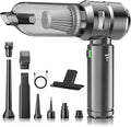 Handheld Vacuum Cleaner, 28000Pa Brushless Motor Cordless Car Vacuum Cleaner, 3-Speed Mini Hoovers with Multiple Brush Heads Hand Held Vacuum Cordless for Office, Home, Kitchen, Car, Pet Hair