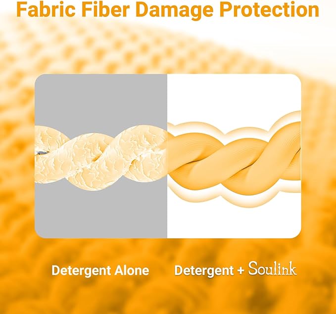 Soulink Fabric Softener Sheets for Washing Machine, No Plastic Jug Soap Strips, Alternative to Fabric Softener Liquid and Pods, Orange Scent, Up to 240 Loads