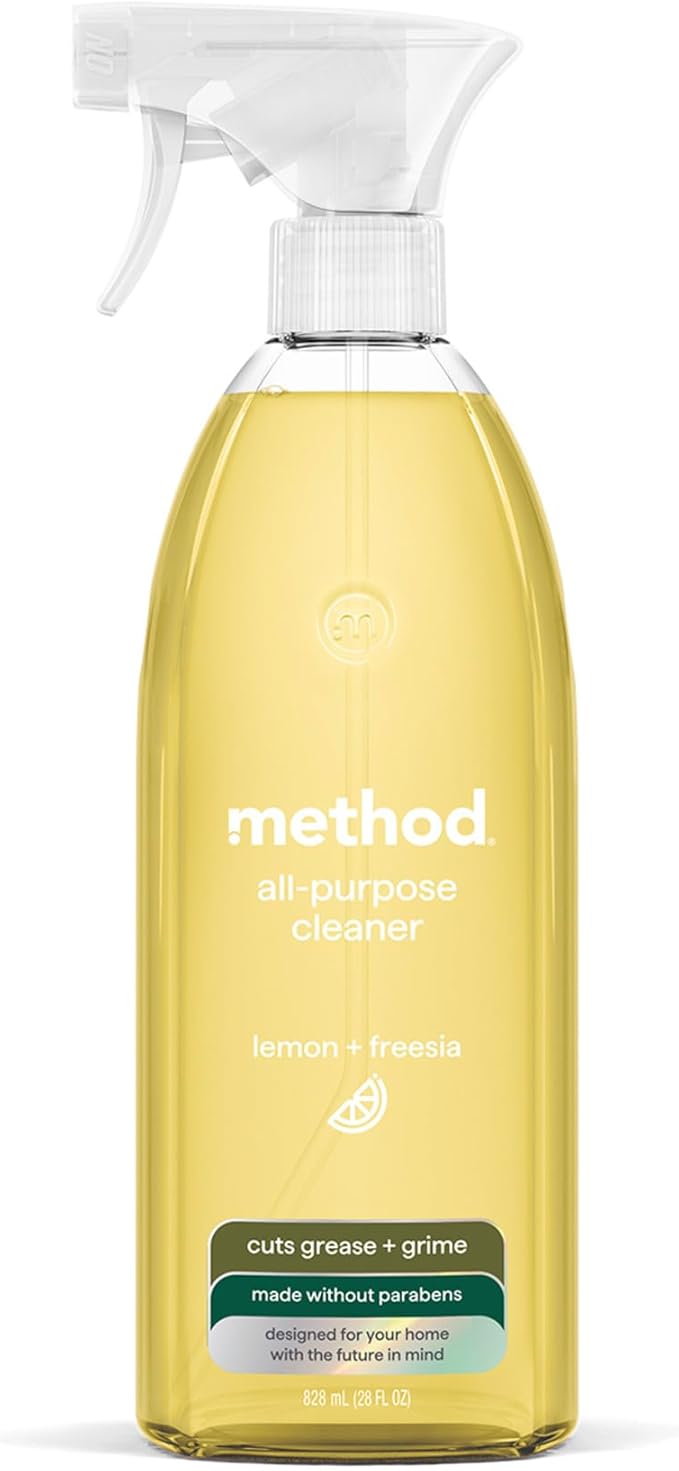 Method All-Purpose Cleaner, Lemon + Freesia, 28 fl oz, 4 pack