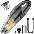 BSRCO Hand Vacuum Powerful Suction, Hand held Vacuum Cordless Rechargeable with LED
