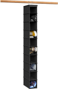 Simple Houseware 10 Shelves Closet Hanging Shoe Organizer, Black