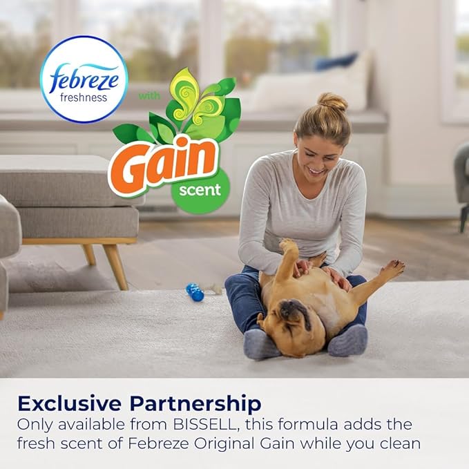 Bissell® Spot & Stain with Febreze + Gain Original Scent Formula for Little Green Devices, Portable Carpet Cleaners (3968)