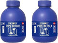Pipe Bobo Drain Cleaner, Drain Clog Remover, Sink and D-rain Cleaner, Professional Strength Pipe Dredging Formula for Kitchen Sinks, Shower Drains, Tubs, Dissolves Blockages (2Pcs)
